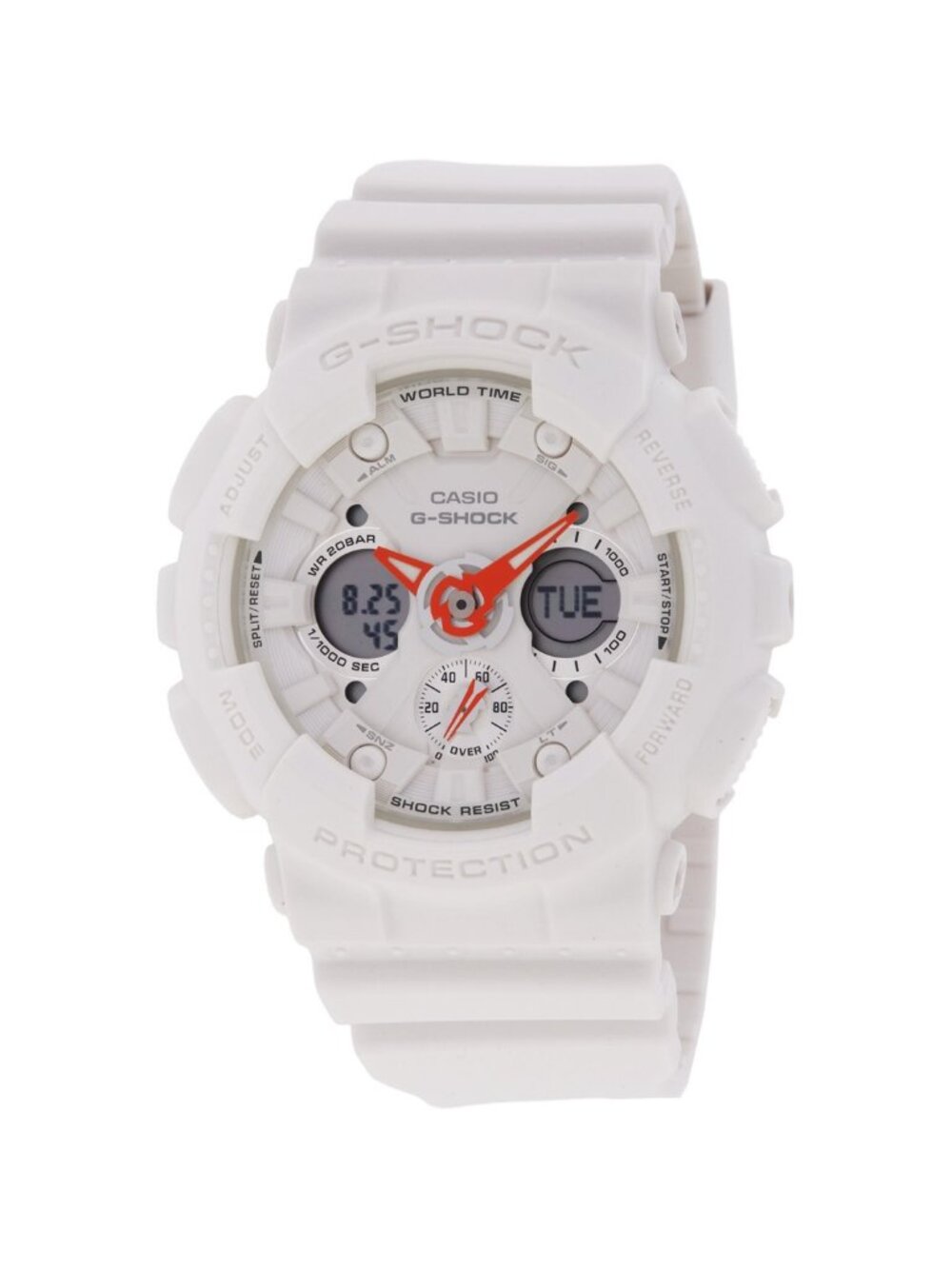 NWT Casio G-Shock World Time Quartz Analog-Digital White Dial Ladies Watch